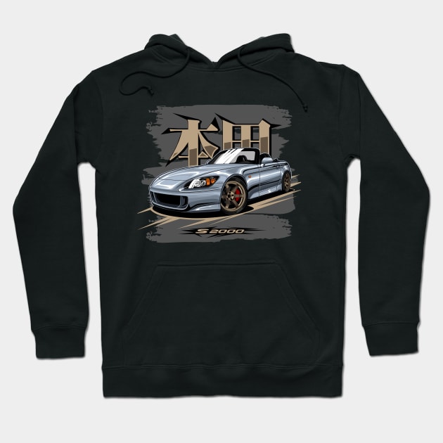 Honda S2000 AP2 Roadster Hoodie by idrdesign